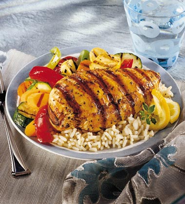 LEMON HERB GRILLED CHICKEN MADE WITH SWANSON® UNSALTED BROTH LEMON HERB GRILLED CHICKEN MADE WITH SWANSON® UNSALTED BROTH