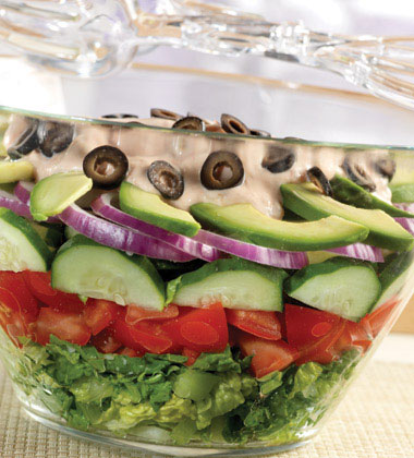 LAYERED TEX MEX SALAD LAYERED TEX MEX SALAD