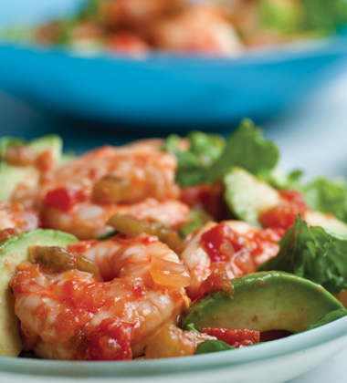 PICO DE GALLO SHRIMP & AVOCADO SALAD PICO DE GALLO SHRIMP & AVOCADO SALAD