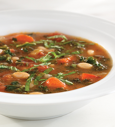 TUSCAN KALE AND BEAN SOUP (REDUCED SODIUM) TUSCAN KALE AND BEAN SOUP (REDUCED SODIUM)