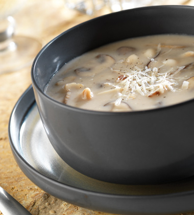 WHITE BEAN AND FIVE MUSHROOM CHOWDER WHITE BEAN AND FIVE MUSHROOM CHOWDER