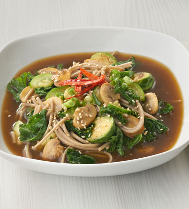 SOBA BOWL WITH KALE & MUSHROOMS (SMALL) SOBA BOWL WITH KALE & MUSHROOMS (SMALL)