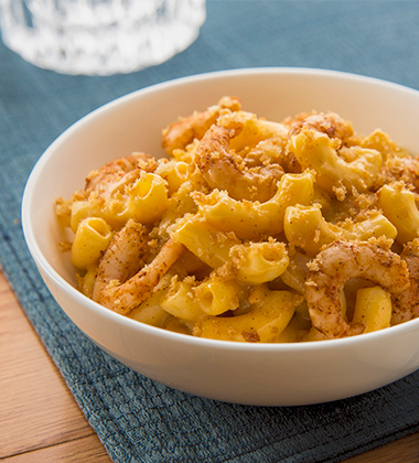 CAJUN SHRIMP MAC & CHEESE CAJUN SHRIMP MAC & CHEESE