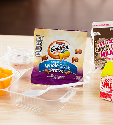 GOLDFISH® BAKED WITH WHOLE GRAIN PRETZEL BREAKFAST COMBO GOLDFISH® BAKED WITH WHOLE GRAIN PRETZEL BREAKFAST COMBO