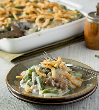 GREEN BEAN CASSEROLE MADE WITH CAMPBELL’S® CREAM OF MUSHROOM SOUP ...