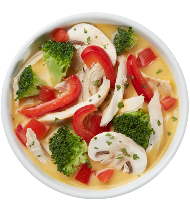 CAMPBELL’S FRESH PREPARED SOUP SPOT®: THAI CHICKEN VEGETABLE WITH SOUP CUSTOMIZER TM CAMPBELL’S FRESH PREPARED SOUP SPOT®: THAI CHICKEN VEGETABLE WITH SOUP CUSTOMIZER TM