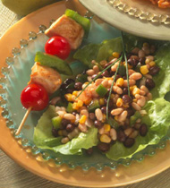 BLACK AND WHITE BEAN SALAD BLACK AND WHITE BEAN SALAD