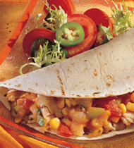 PORK QUESADILLAS WITH TOMATO CORN RELISH PORK QUESADILLAS WITH TOMATO CORN RELISH