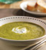 ZUCCHINI SOUP WITH HERBED CREAM ZUCCHINI SOUP WITH HERBED CREAM