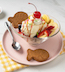 SMILEY CINNAMON-BANANA SPLIT MADE WITH GOLDFISH® GIANT GRAHAMS CINNAMON BAKED WITH WHOLE GRAIN SMILEY CINNAMON-BANANA SPLIT MADE WITH GOLDFISH® GIANT GRAHAMS CINNAMON BAKED WITH WHOLE GRAIN