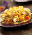 CRUSTLESS CHICKEN & CORN POT PIE WITH BOWTIE NOODLE TOPPING CRUSTLESS CHICKEN & CORN POT PIE WITH BOWTIE NOODLE TOPPING