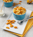 CHEESY MAC TOPPED WITH GOLDFISH® CHEDDAR CRACKERS CHEESY MAC TOPPED WITH GOLDFISH® CHEDDAR CRACKERS