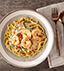 SHRIMP LINGUINI MADE WITH CAMPBELL'S® RESERVE ROASTED POBLANO & WHITE CHEDDAR SOUP WITH TOMATILLOS SHRIMP LINGUINI MADE WITH CAMPBELL'S® RESERVE ROASTED POBLANO & WHITE CHEDDAR SOUP WITH TOMATILLOS