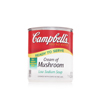 CAMPBELL'S® LOW SODIUM CREAM OF MUSHROOM CAMPBELL'S® LOW SODIUM CREAM OF MUSHROOM