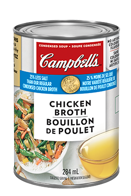 CAMPBELL'S® Condensed 25% Less Sodium Chicken Broth