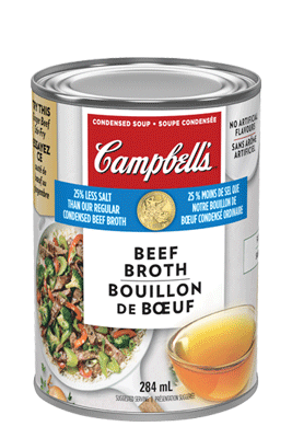 bouillon de bœuf condensé 25 % moins de sel de CAMPBELL’S®