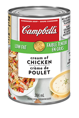 CAMPBELL’S® Condensed Low Fat Cream of Chicken Soup