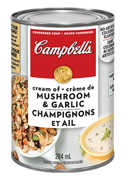 CAMPBELL’S® Condensed Cream of Mushroom and Garlic Soup