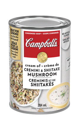 soupe condensée Crème de creminis et de shiitakes de CAMPBELL’S®