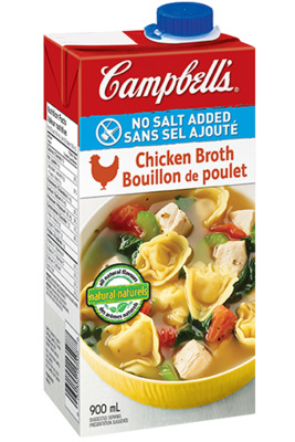 CAMPBELL’S® No Salt Added Ready to Use Chicken Broth
