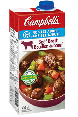 bouillon de bœuf Prêt à utiliser Sans sel ajouté, de CAMPBELL'S®