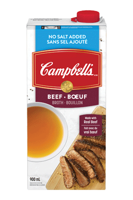 bouillon de bœuf Prêt à utiliser Sans sel ajouté, de CAMPBELL'S®