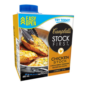 CAMPBELL’S Stock First ® Chicken stock