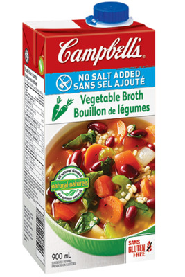 CAMPBELL'S® No Salt Added Ready to Use Vegetable Broth