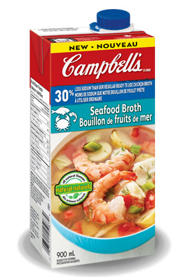 bouillon de de fruits de mer 30 % moins de sodium de CAMPBELL’S®