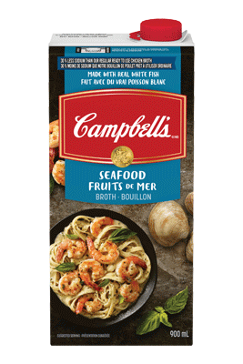 bouillon de de fruits de mer 30 % moins de sodium de CAMPBELL’S®