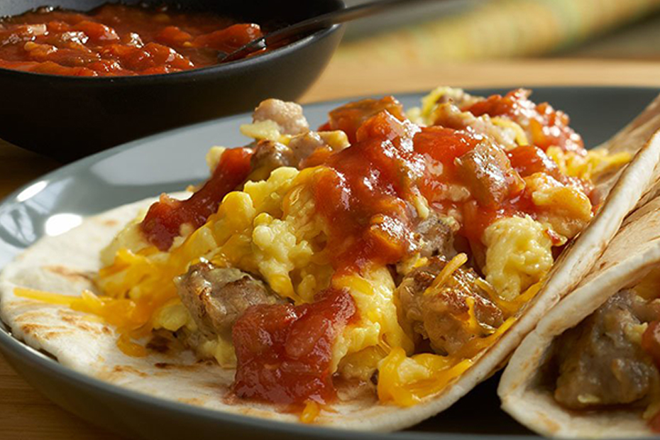 Tacos du déjeuner