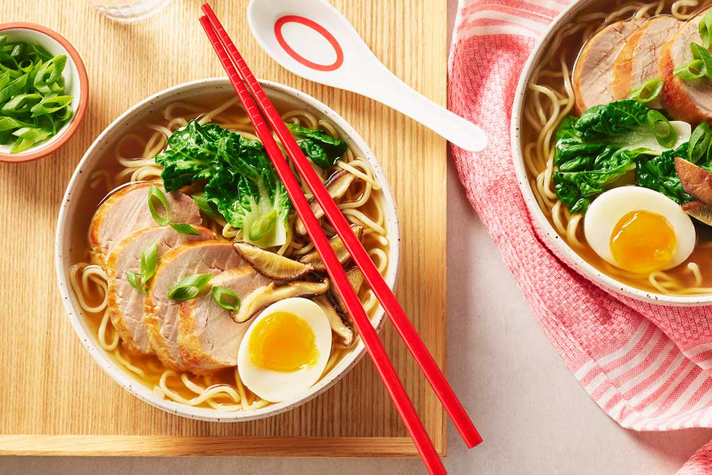 Nouilles ramen au porc faciles
