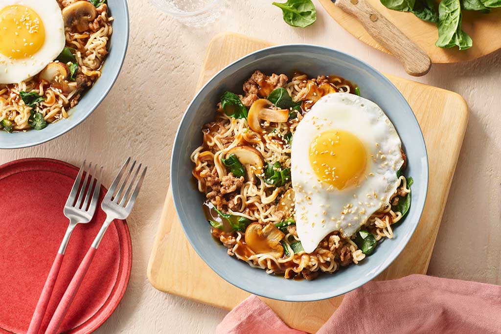 Sweet and Savoury Pork Noodle Bowls