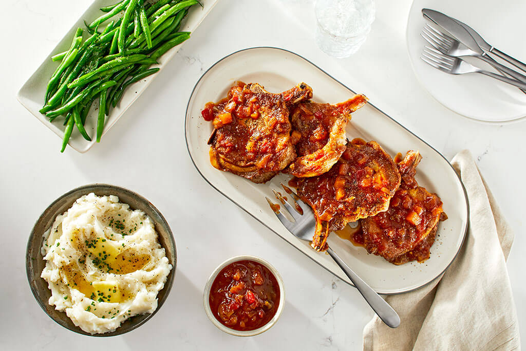 Instant Pot ® Glazed Ginger Pork Chops