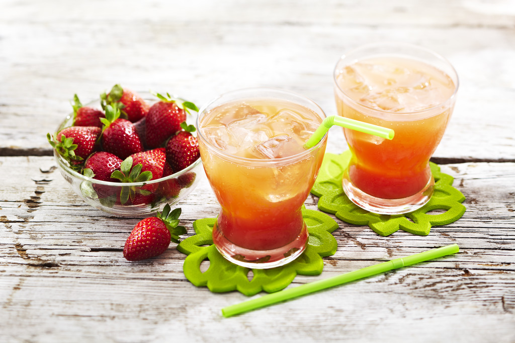 Punch fruité pétillant