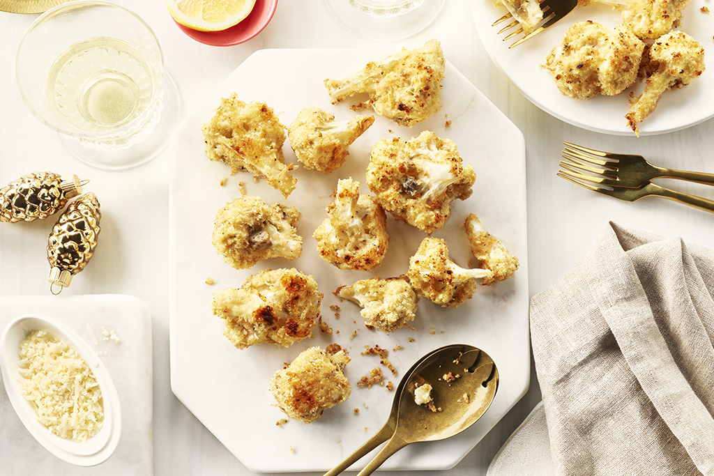 Bouchées de chou-fleur croustillant à la suisse