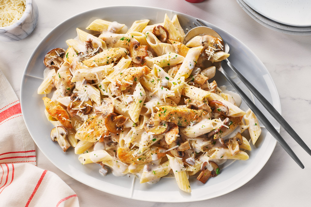 Chicken & Mushroom Pasta Recipe | Cook With Campbells Canada