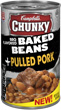 (20.5 ounces) Campbell's® Chunky™ BBQ Flavored Baked Beans + Pulled Pork