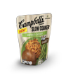 warmed slow-cooked pulled chicken, made with Campbell's® Buffalo Chicken Slow Cooker Sauce*