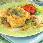 Chicken Dijon in Pastry Shells