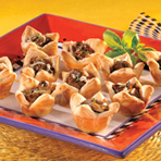 Basil-Mushroom Tartlets