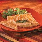 Chicken Florentine Wrapped in Pastry