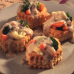 Creamy Vegetables in Pastry Shells