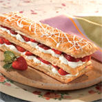 Strawberry White Chocolate Napoleons