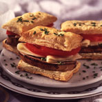 Portobello Mushroom Napoleon Appetizers