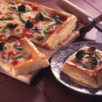 Puff Pastry Vegetable Pizza