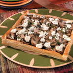 Mushroom & Goat Cheese Tart