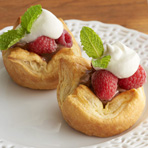 Chocolate Raspberry Mousse Tartlets