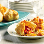 Roasted Red Pepper & Basil Puffs