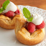 Chocolate Raspberry Pastry Tartlets